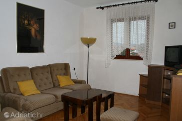 Living room Postira, Living room u smještaju tipa apartment, dopusteni kucni ljubimci i WIFI.
