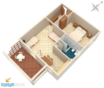 Apartment A-707-b - Apartments Sumartin (Brač) - 707