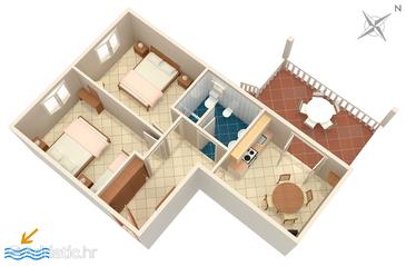 Apartment A-707-d - Apartments Sumartin (Brač) - 707