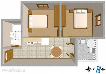 Apartment A-723-a - Apartments Povlja (Brač) - 723