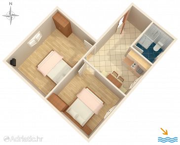 Apartment A-7357-d - Apartments Krnica (Marčana) - 7357