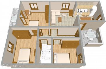 Apartment A-737-b - Apartments Postira (Brač) - 737