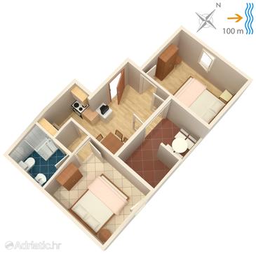 Apartment A-739-c - Apartments Postira (Brač) - 739