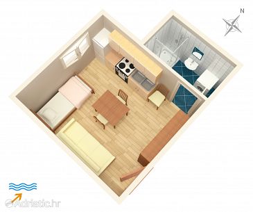 Studio flat AS-7528-a - Apartments Split (Split) - 7528