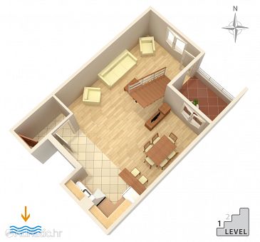 Apartment A-7577-a - Apartments Omiš (Omiš) - 7577