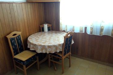 Dining room Povlja, Dining room u smještaju tipa apartment.