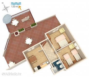 Apartment A-772-b - Apartments Maslinica (Šolta) - 772