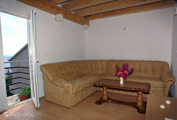 Living room Brela, Living room u smještaju tipa apartment, dopusteni kucni ljubimci i WIFI.