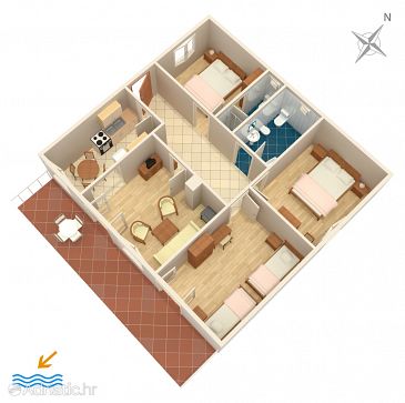 Apartment A-808-a - Apartments Tisno (Murter) - 808