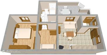 Apartment A-829-a - Apartments Ugljan (Ugljan) - 829