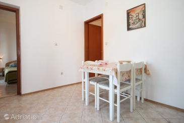 Dining room Zaklopatica, Dining room u smještaju tipa apartment, dopusteni kucni ljubimci i WIFI.