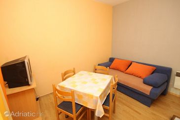 Living room Mrljane, Living room u smještaju tipa apartment, WIFI.