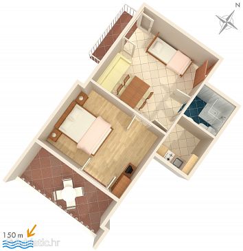 Apartment A-862-b - Apartments Biograd na Moru (Biograd) - 862