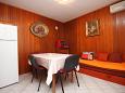 Dining room Arbanija, Dining room u smještaju tipa apartment, dostupna klima, dopusteni kucni ljubimci i WIFI.