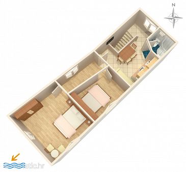 Apartment A-8678-a - Apartments Kaštel Štafilić (Kaštela) - 8678