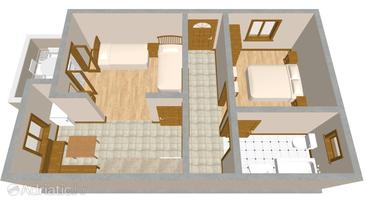 Plan Sali, Plan u smještaju tipa apartment, dopusteni kucni ljubimci.