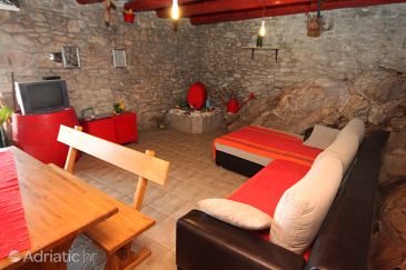 Living room Uvala Prisnjak, Living room u smještaju tipa house, dopusteni kucni ljubimci.