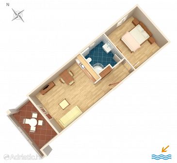 Apartment A-9437-c - Apartments Duće (Omiš) - 9437