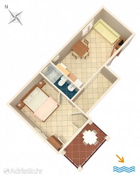 Apartment A-996-a - Apartments Pasadur (Lastovo) - 996