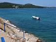 Nearest beach Plaža u mjestu Tisno, Murter.